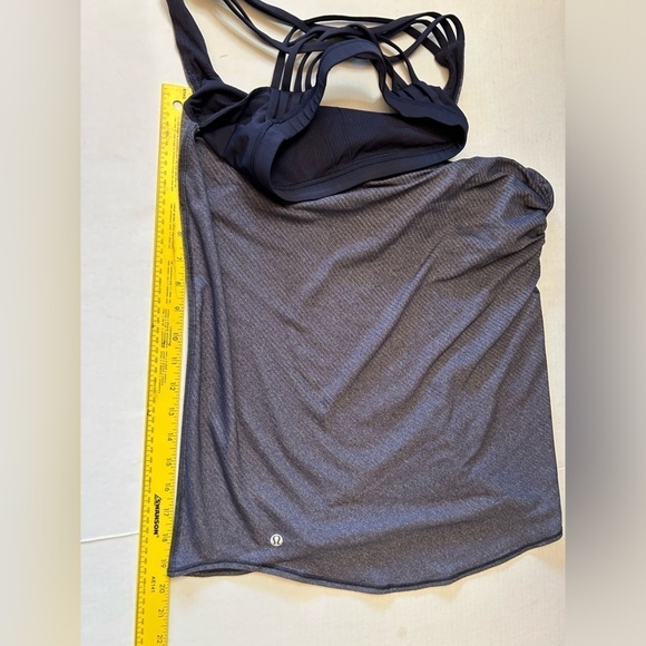 Lululemon Wild Tank strappy draped open back for ventilation tank top Sz-6 I15 - Picture 9 of 12